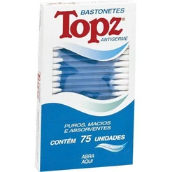 Bastonetes/Cotonete Topz 75 Un Cremer