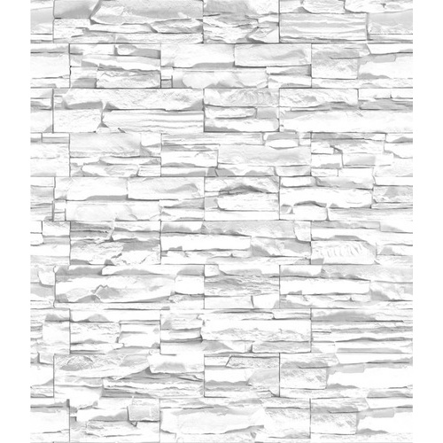 Papel De Parede Pedra Canjiquinha Branca