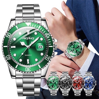 Men Watch Classic Business Watches with Calendar Male Date Stainless Steel Band Quartz Wristwatch