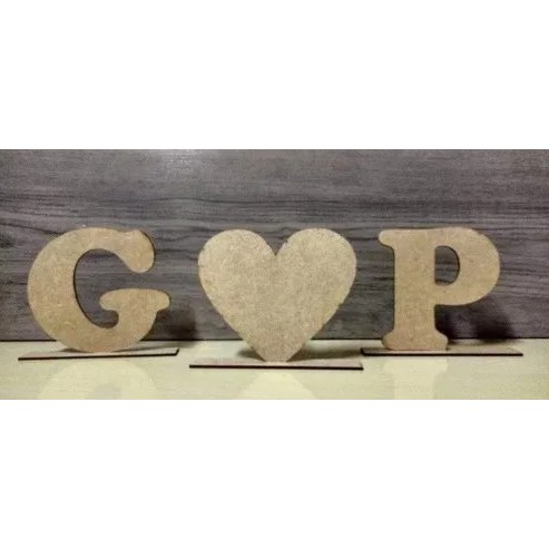 Kit 50 Letras na Base MDF CRU Decoração 12cm Lindas Nomes Palavras