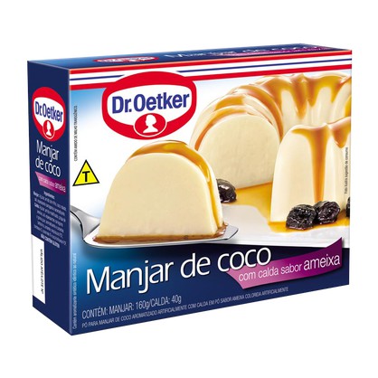 Dr. Oetker Manjar de Coco com Calda Ameixa 180g