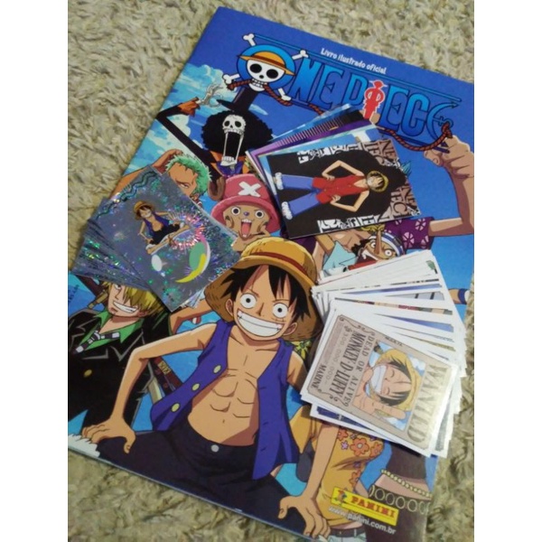 Álbum de Figurinhas One Piece PANINI (COMPLETO) - Escorrega o Preço