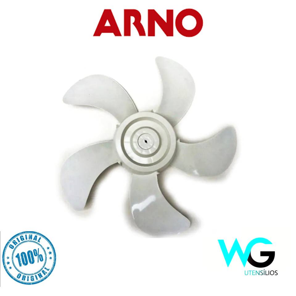 Helice Do Circulador C-45 Arno Turbao 5 Pás Branca Original em Oferta na Shopee