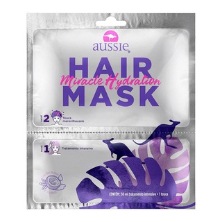 Máscara Capilar Aussie Miracle Hidratação Sachê com Touca Maravilhaussie 1 unidade