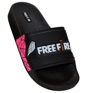 Chinelo Free Fire Feminino Slide Leve Confortável macio Verão Gamer Jogos