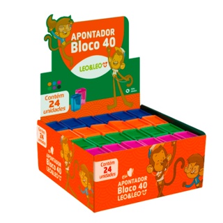 Apontador com Depósito  Bloco 40 - Léo e Léo em Oferta na Shopee