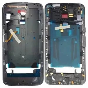 Carcaça Aro Motorola Moto X Style Dual Chip XT1572 gabinete Preto