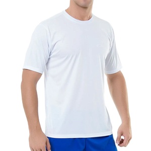 Camiseta Camisa Branca Básica Lisa 100% Poliéster Para Sublimação Unissex