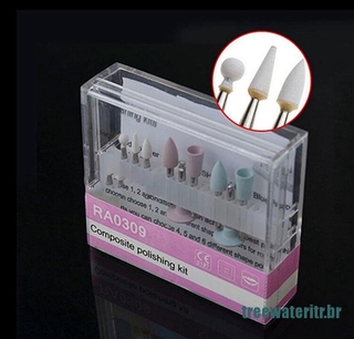 Sale-hot Novo kit De Polimento Composto Dental RA 0309 Para Mão De Baixa Velocidade contra