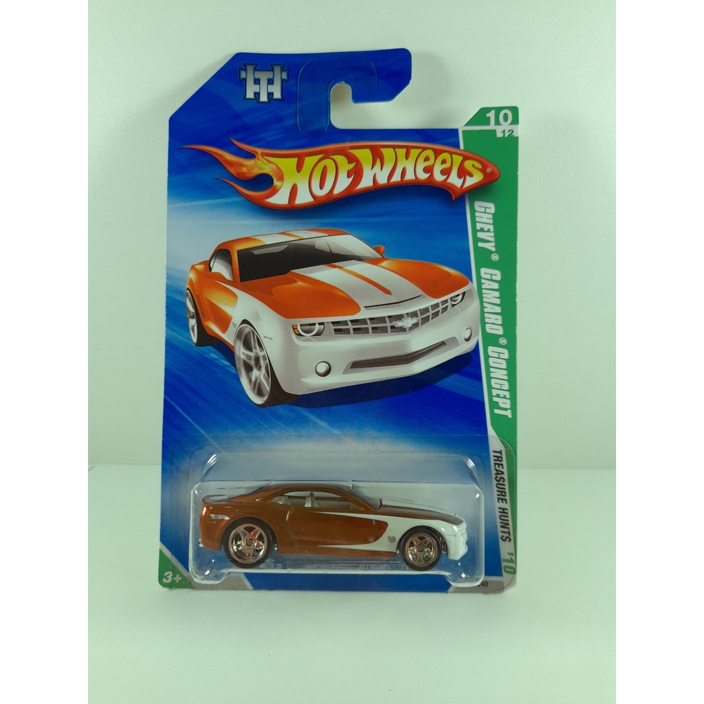 MMZ 0126 - Hot Wheels 2010 - Treasure Hunt (USA #) - Chevy Camaro Concept -  Super T-Hunt | Shopee Brasil