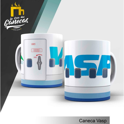 Caneca De Porcelana Personalizada Vasp