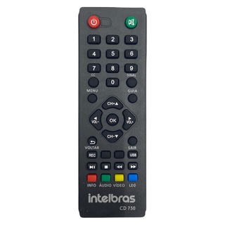Controle Remoto para Conversor Digital Intelbras CD 730 - 9106