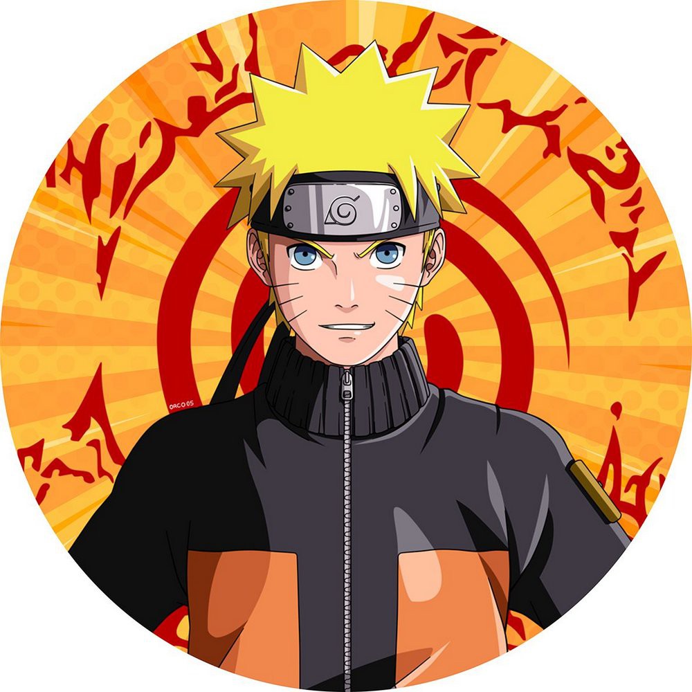 Painel Redondo Tecid Sublimado Naruto 1,50 em Oferta na Shopee