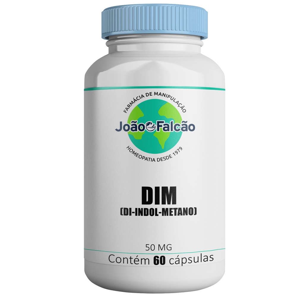DIM (Di-Indol-Metano) 50mg 60 Cápsulas | Shopee Brasil