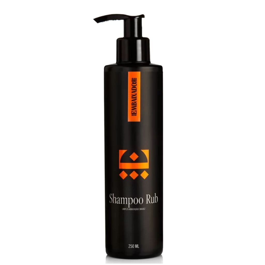 Shampoo Rub para Cabelo Masculino Embaixador 250ml