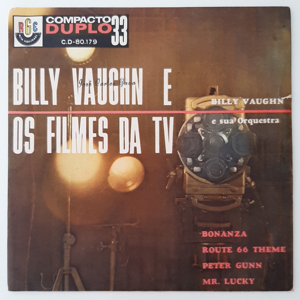 LP Compacto Billy Vaughn - E os filmes da TV