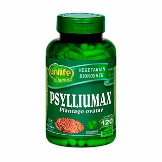Psyllium Psylliumax Unilife 120 Cápsulas De 550mg