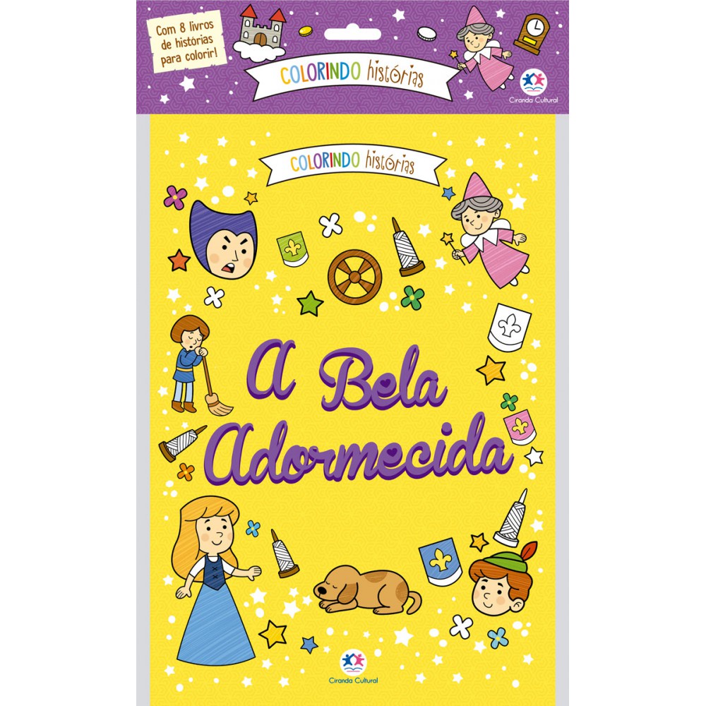 Livro - Kit Colorindo histórias - solapa contos clássicos
