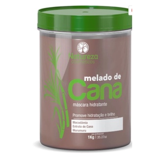 Máscara Hidratante E Fortalecedora Melado De Cana 1Kg