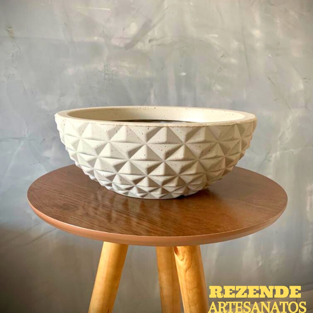 VASO DE PLANTA BACIA POLIETILENO PLÁSTICO CUIA DIAMANTE REDONDA
