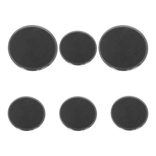 Kit 6 Tampinhas 2 Borrachas  P/ Fogao Eletrolux 76se 76sm