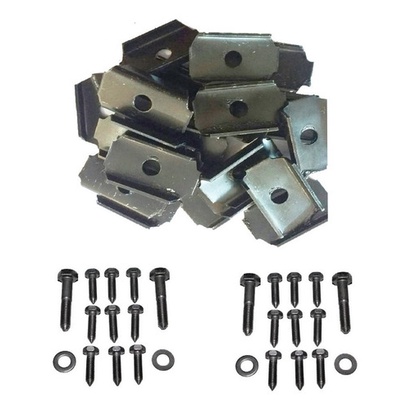 Kit Parafuso e Chapinhas do Assoalho Fusca e Brasilia Jogo Completo