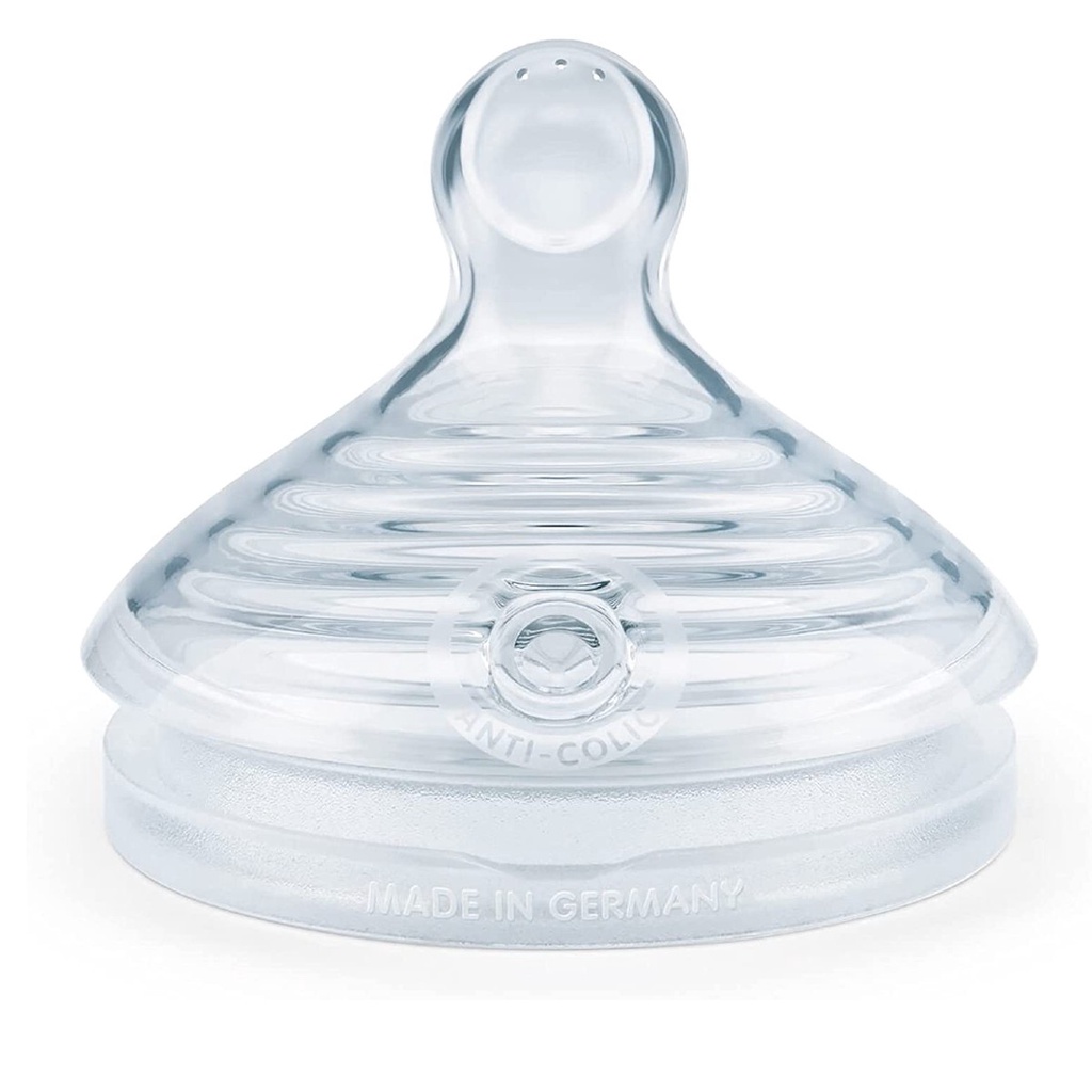 Kit 2 Bicos de Mamadeiras Smart Flow Líquidos Ralos 0m+ NUK - Mom & Baby