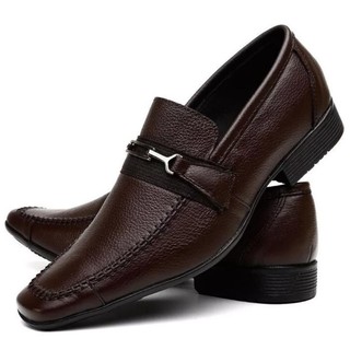 Sapato Social Masculino em Couro Detalhe Fivela Super Promoção