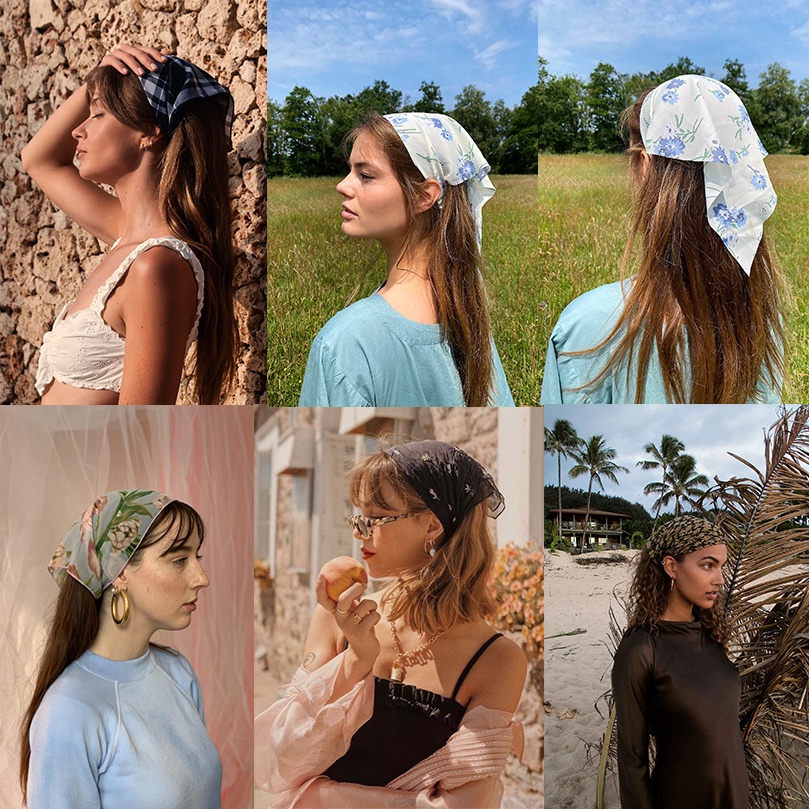 Scrunchie Xuxinha De Cabelo  Lenço Faixa De Cabelo Com Estampa De Bolinhas Para Mulheres