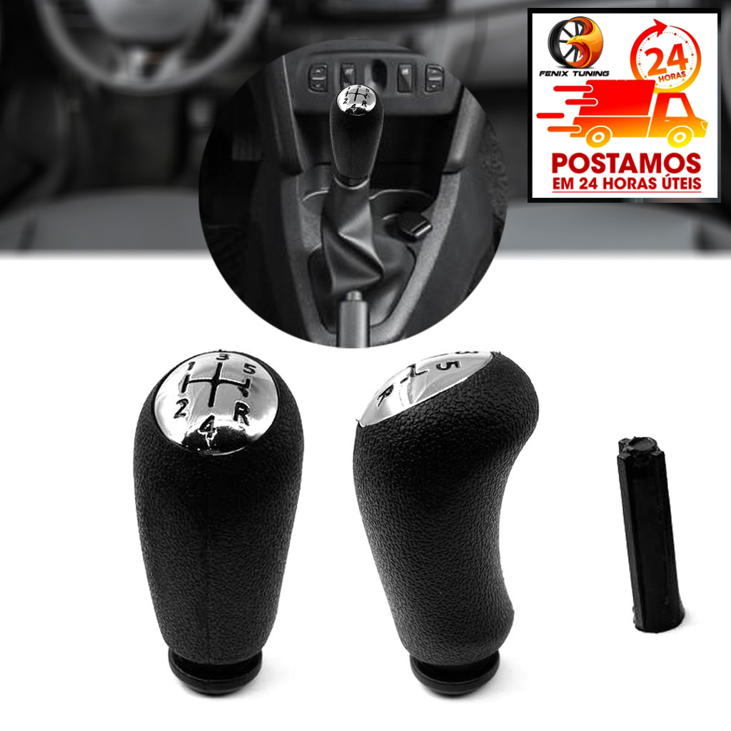 Bola Manopla Cambio Compatível com Logan Sandero Megane Duster Fluence
