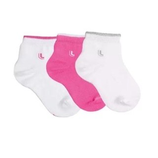3 Pares Meia Kids Lupo Cano Medio Algodao Feminina Masculina Essenciais Original