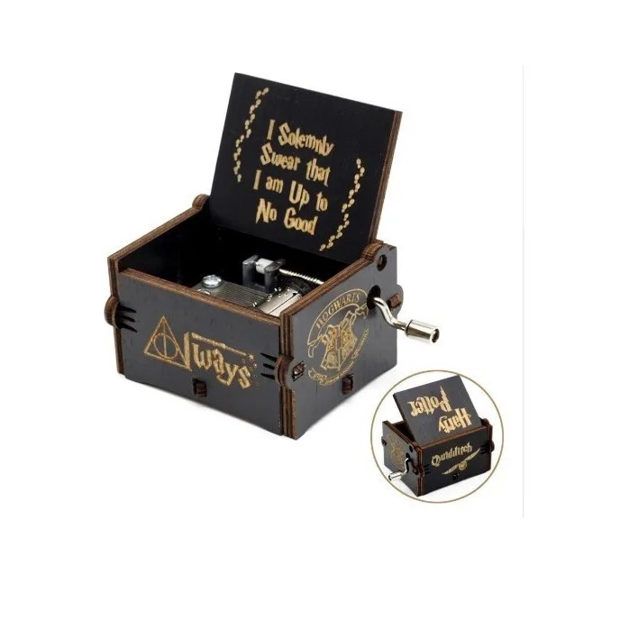 Caixinha De Musica Harry Potter(manivela)modelo Premium em Oferta na Shopee