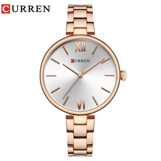 CURREN Relógio De Pulso Feminino Casual De Quartzo Analógico De Aço Inoxidável À Prova D'água 9017 X Sem Caixa em Oferta na Shopee