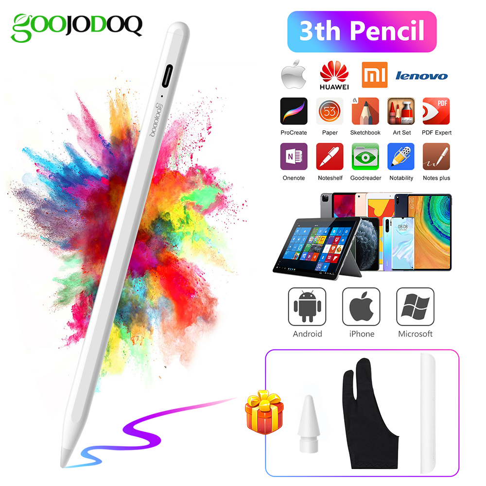 Goojodoq 1 Universal Para Ipad Pen Stylus L pis Para Apple L pis 1