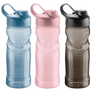 Garrafa Squeeze de Água Esport Fit Plástica 500ml Com Alça Qualidade Sanremo BPA FREE