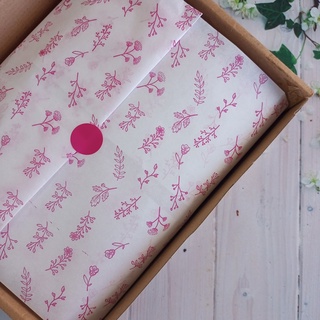 Papel Seda Estampado Floral Pink (60x40 cm)-50 unid