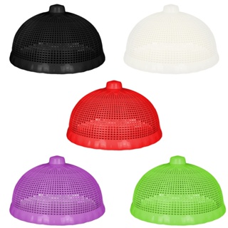 Kit 5 Cobre Bolo Telado Protetor Alimentos Redondo Plástico 33x18cm em Oferta na Shopee