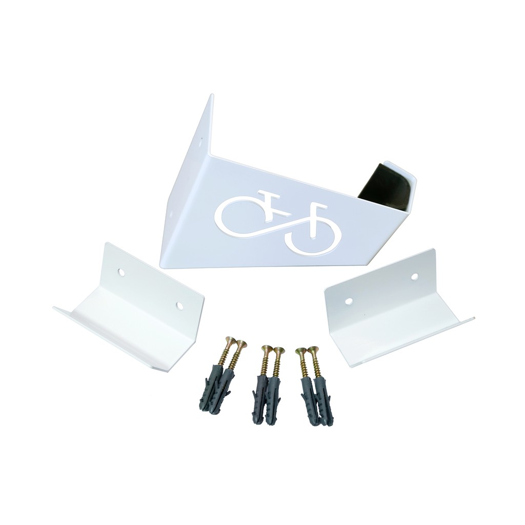 Suporte De Parede Para Bike Mtb Ou Speed Tipo 3v Bicicleta Branco em Oferta na Shopee