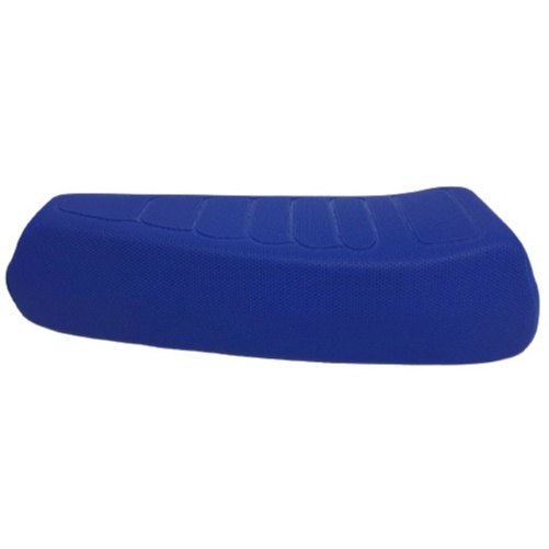 Banco Mobylete Xr Frisado Antiderrapante AZUL Compativel Caloi Selim Bicicleta - BASE DE PLASTICO