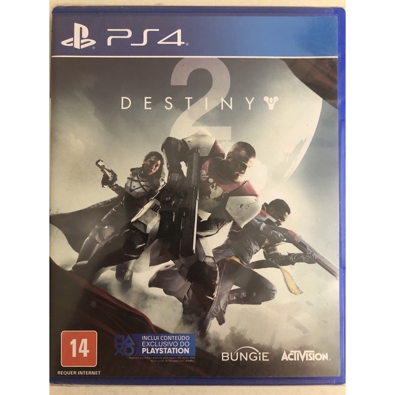DESTINY 2 PS4 MÍDIA FÍSICA PORTUGUÊS LACRADO