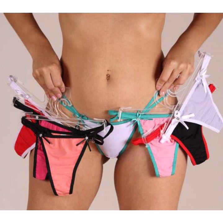Tanga Fio Dental Elástico Na Cintura Estampas Variadas Moda Tamanho Único
