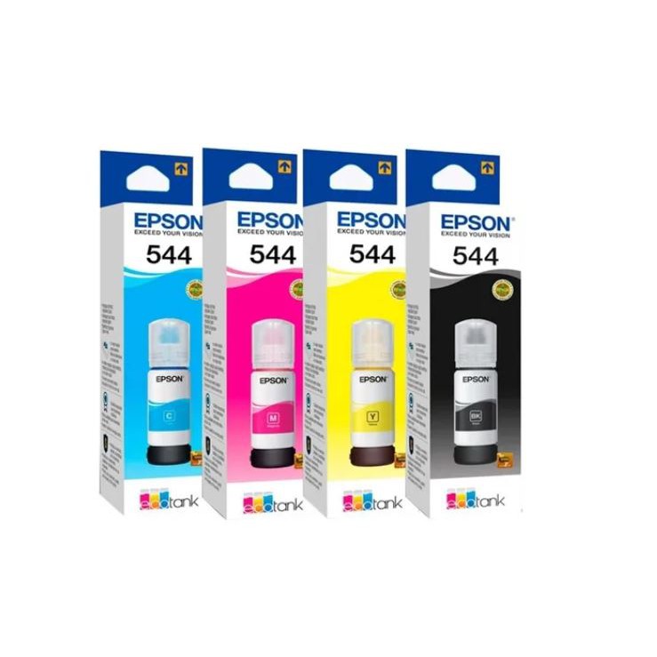 Kit 4 Tintas Epson T544 Original L1110 L3110 L3150 L3160 L3210 L3250 L5190 Escorrega O Preço 2309