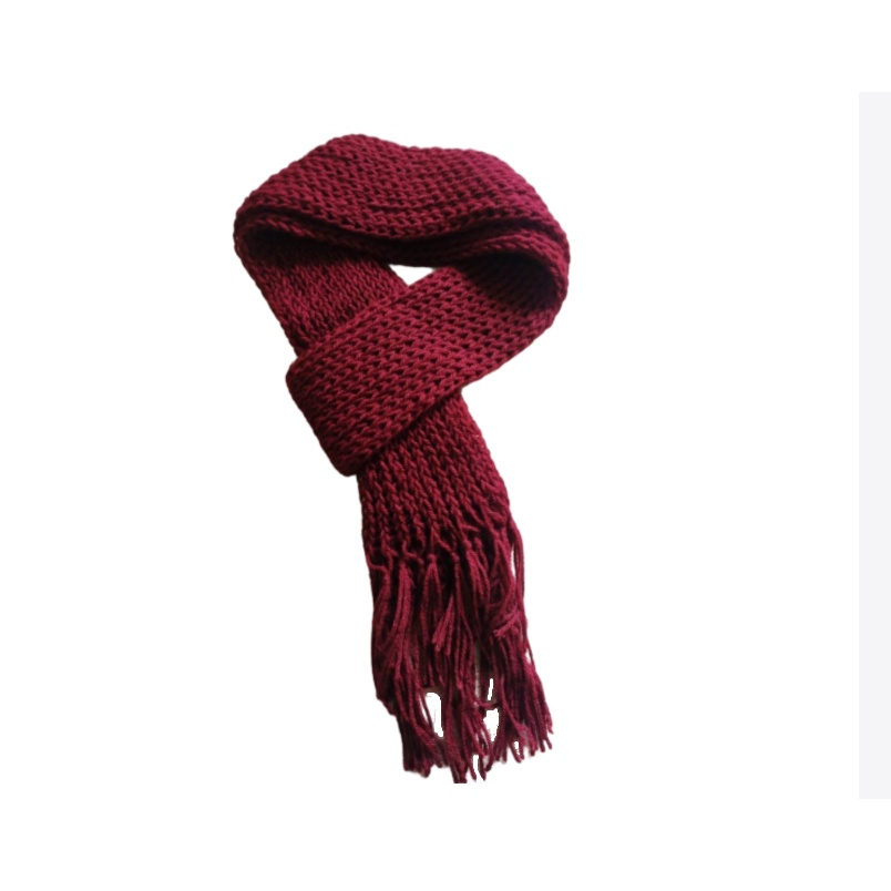 Cachecol De Lã Tricot Adulto Unissex Modelo Grande Várias Cores ...