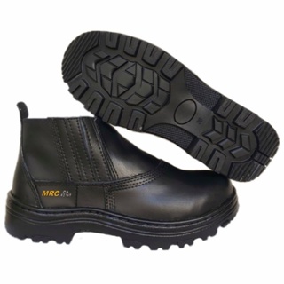 Botina Bota De Segurança Couro Legítimo Bico Pvc envio imediato Unissex em Oferta na Shopee