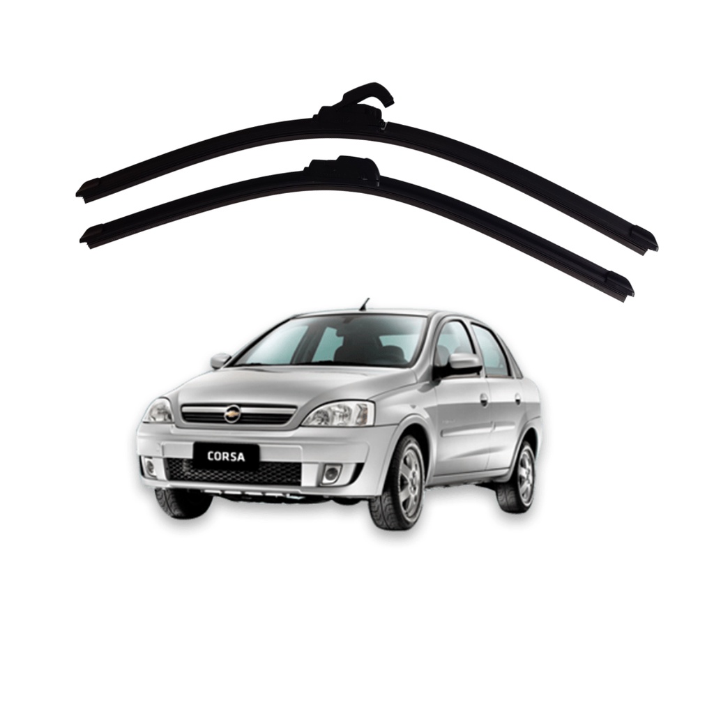 Par Palheta Limpador Parabrisa Dianteiro Novo Corsa 2001 a 2012 em Oferta na Shopee