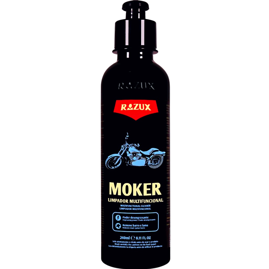 Moker Shampoo Para Moto Remove Barro Lama Graxa Razux 240ml em Oferta na Shopee