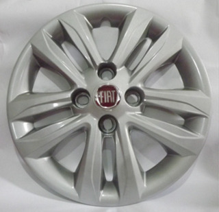 Calota Aro 14 Fiat Palio Tf191^ Valor Emblema Original 4pçs em Oferta na Shopee