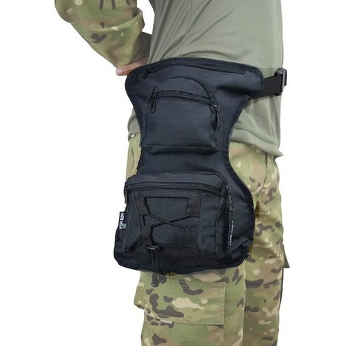 Pochete De Perna Bornal Tatico Bolsa Militar Paintball Elite