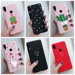 Capa Flexível De Silicone Coração / Amor Para Xiaomi Redmi Note 7 / Note 6 Pro / 5 Plus / 4x / Redmi 7 / S2 / Y2