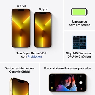 Apple iPhone 13 Pro (128 Gb) - Dourado #6